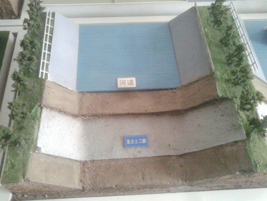 河道治理3D效果模拟图